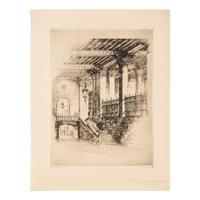 Six Cityscape Etchings