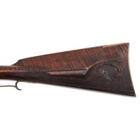 Contemporary Fullstock Flintlock Rifle by John Bivens