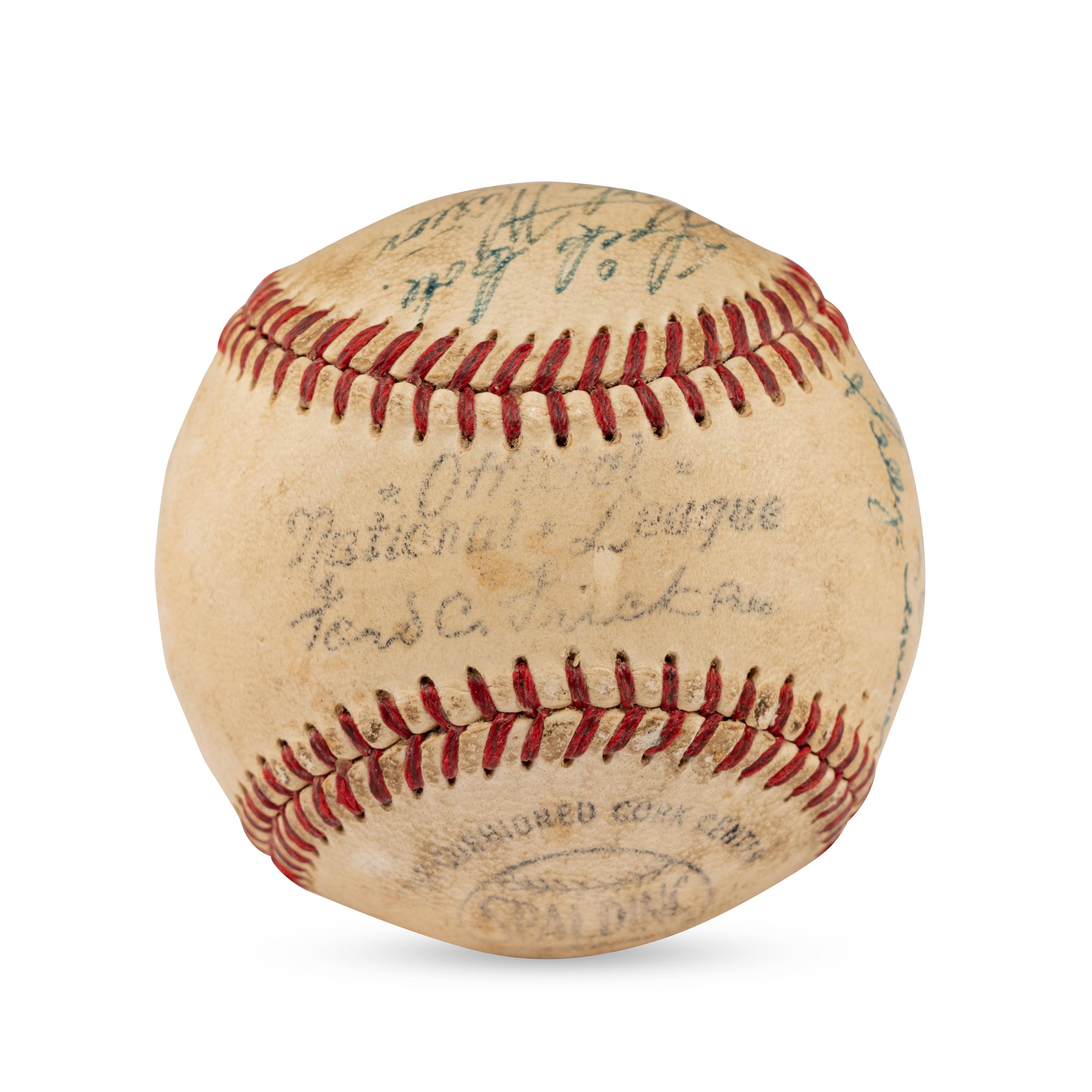 A 1951 St. Louis Cardinals Team Signed Autograph Baseball