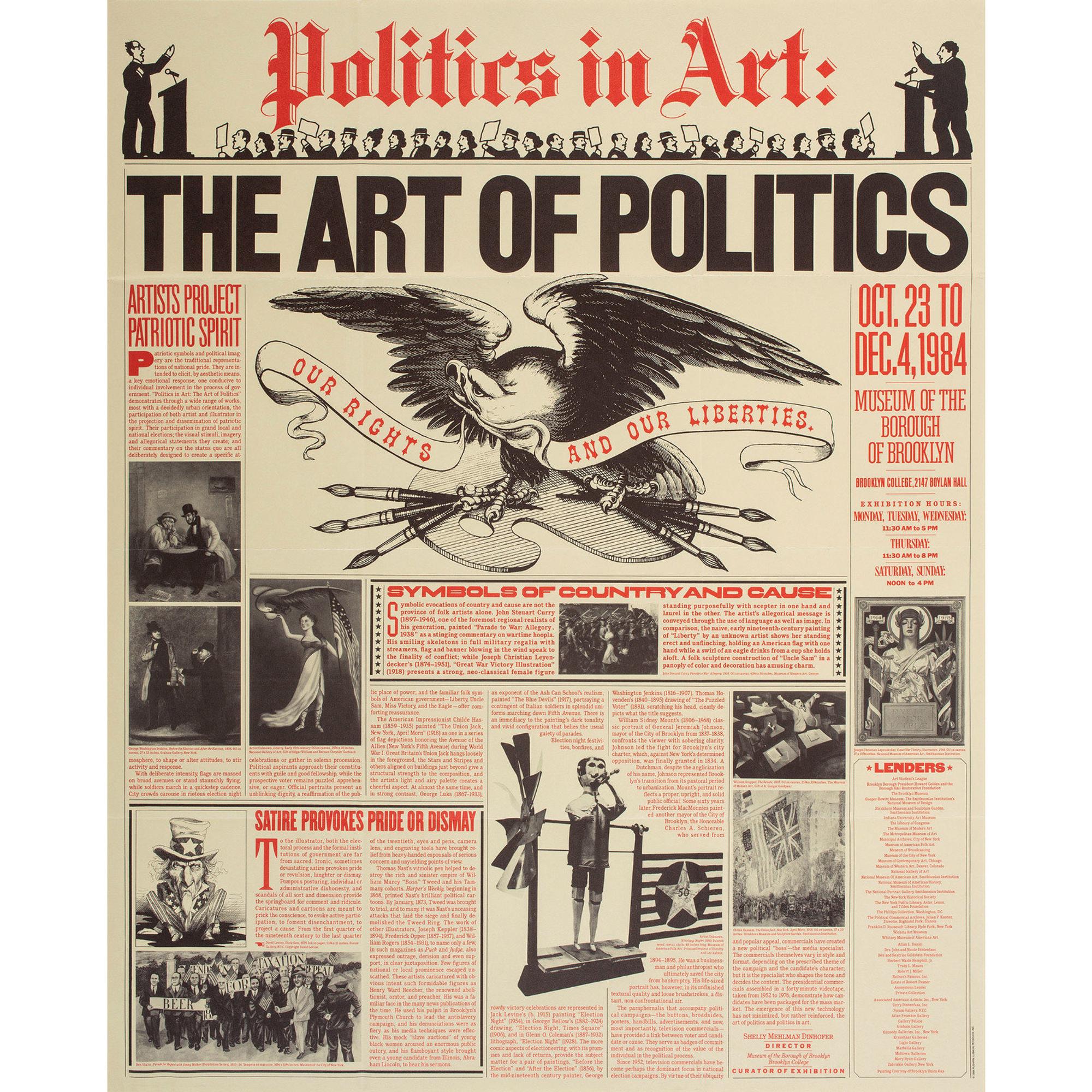Ten Exhibition Posters for Political Art and Workshops