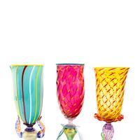 A Set of Ten Murano Glass Stems
