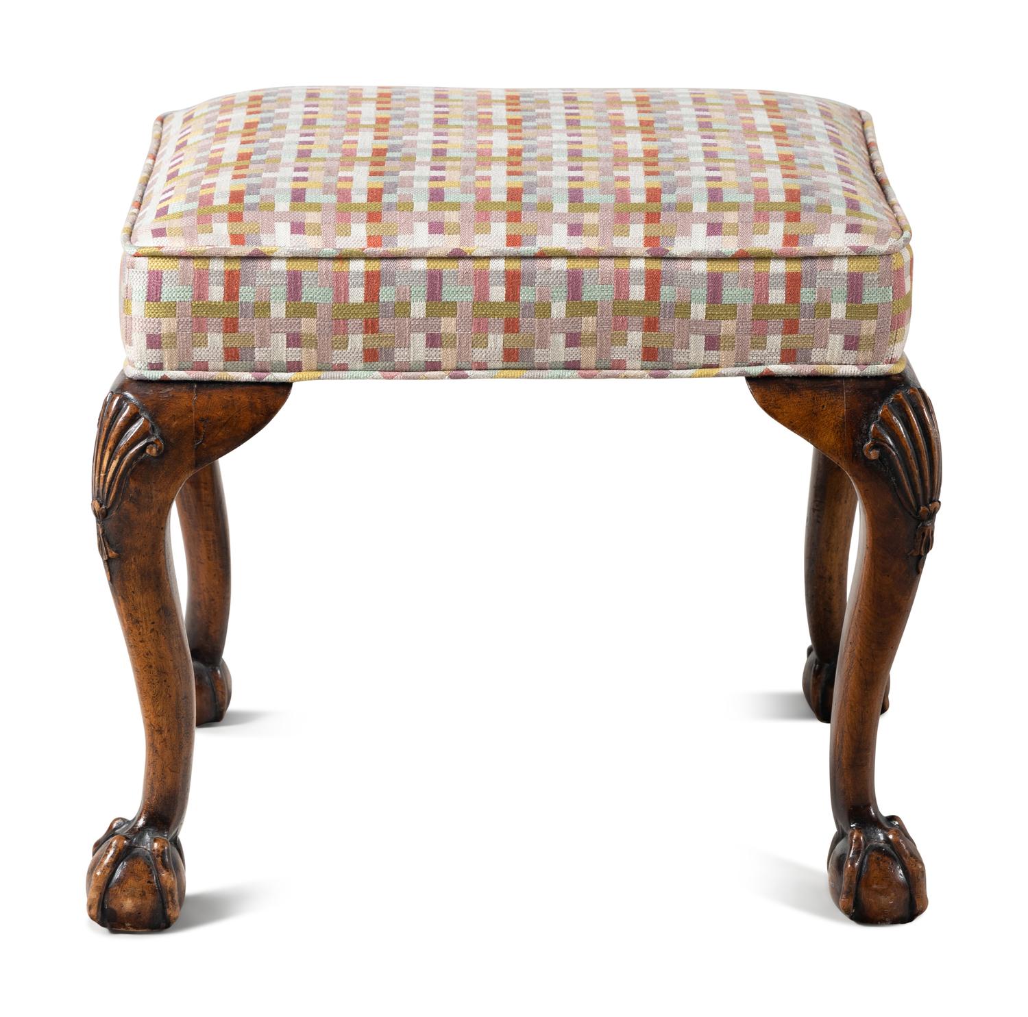 A George II Style Walnut Stool