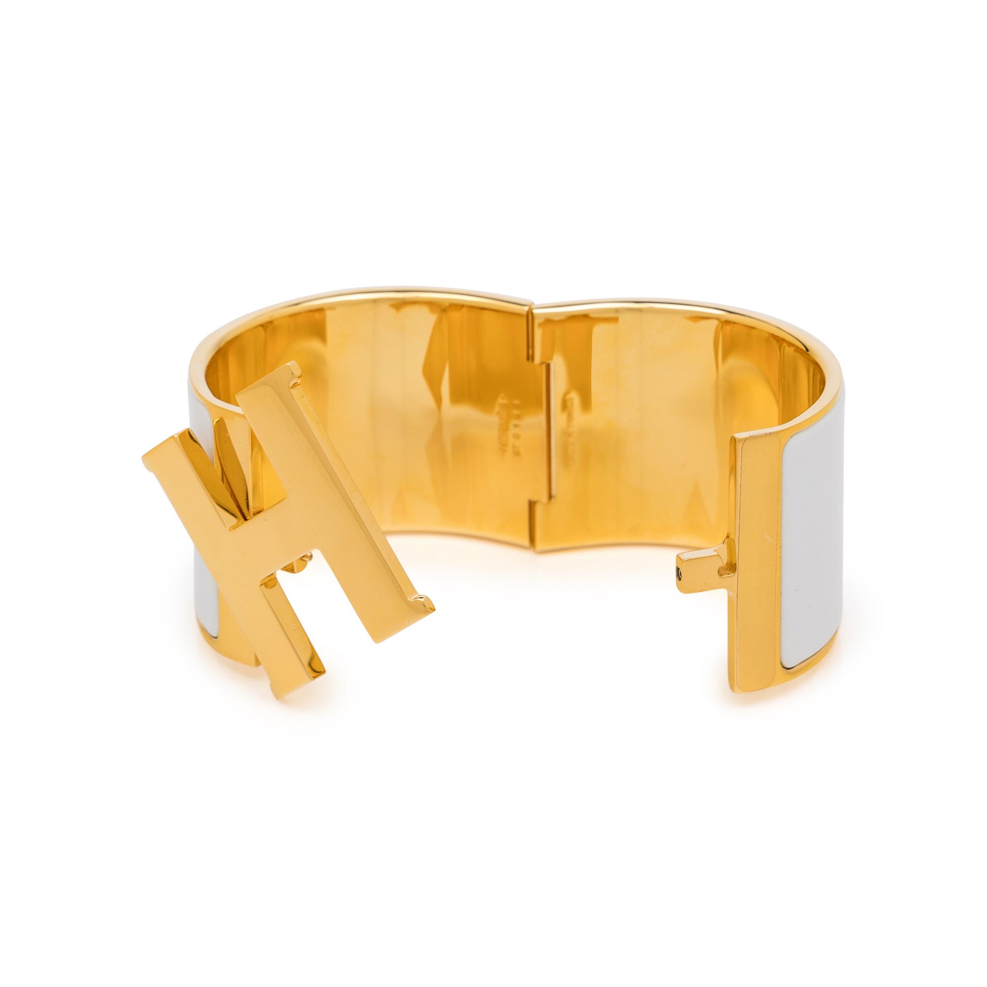 Hermès, Extra Wide Clic Clac H Bracelet