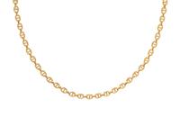 YELLOW GOLD MARINER LINK NECKLACE