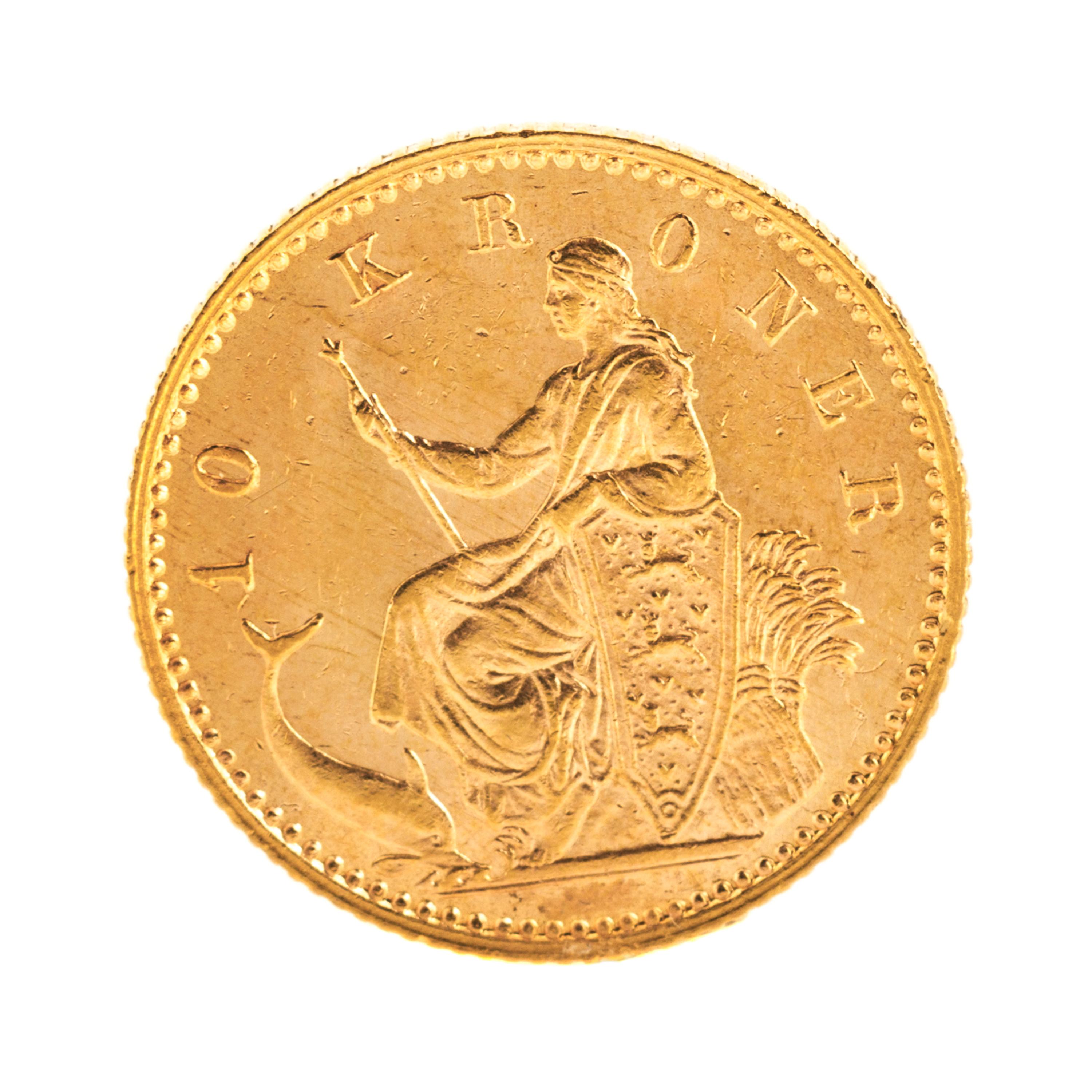 Kingdom of Denmark (1900 CE), Gold 10 Kroner — Gold 10 Kroner