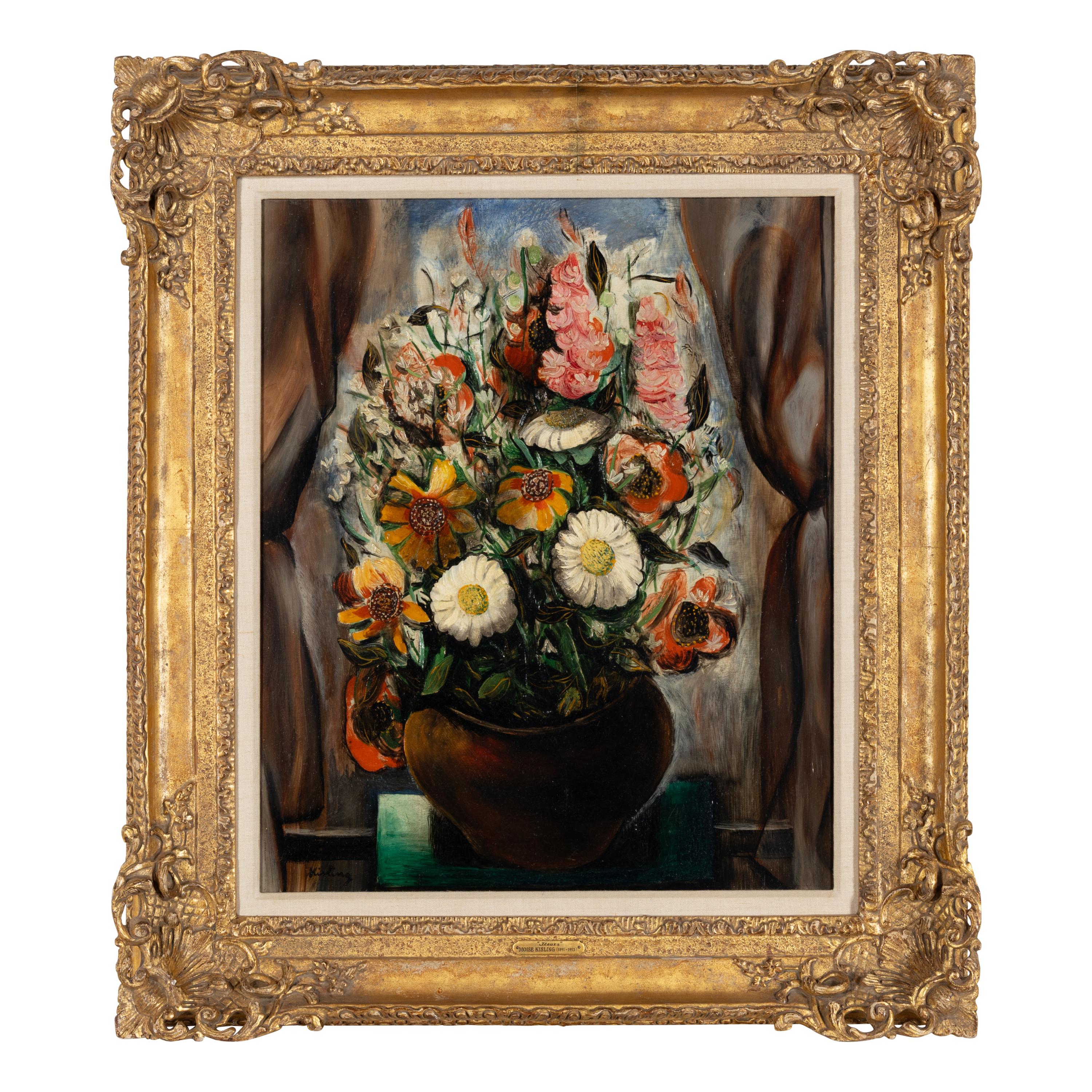 Moise Kisling (French/Polish, 1891-1953) — Fleurs , 1928