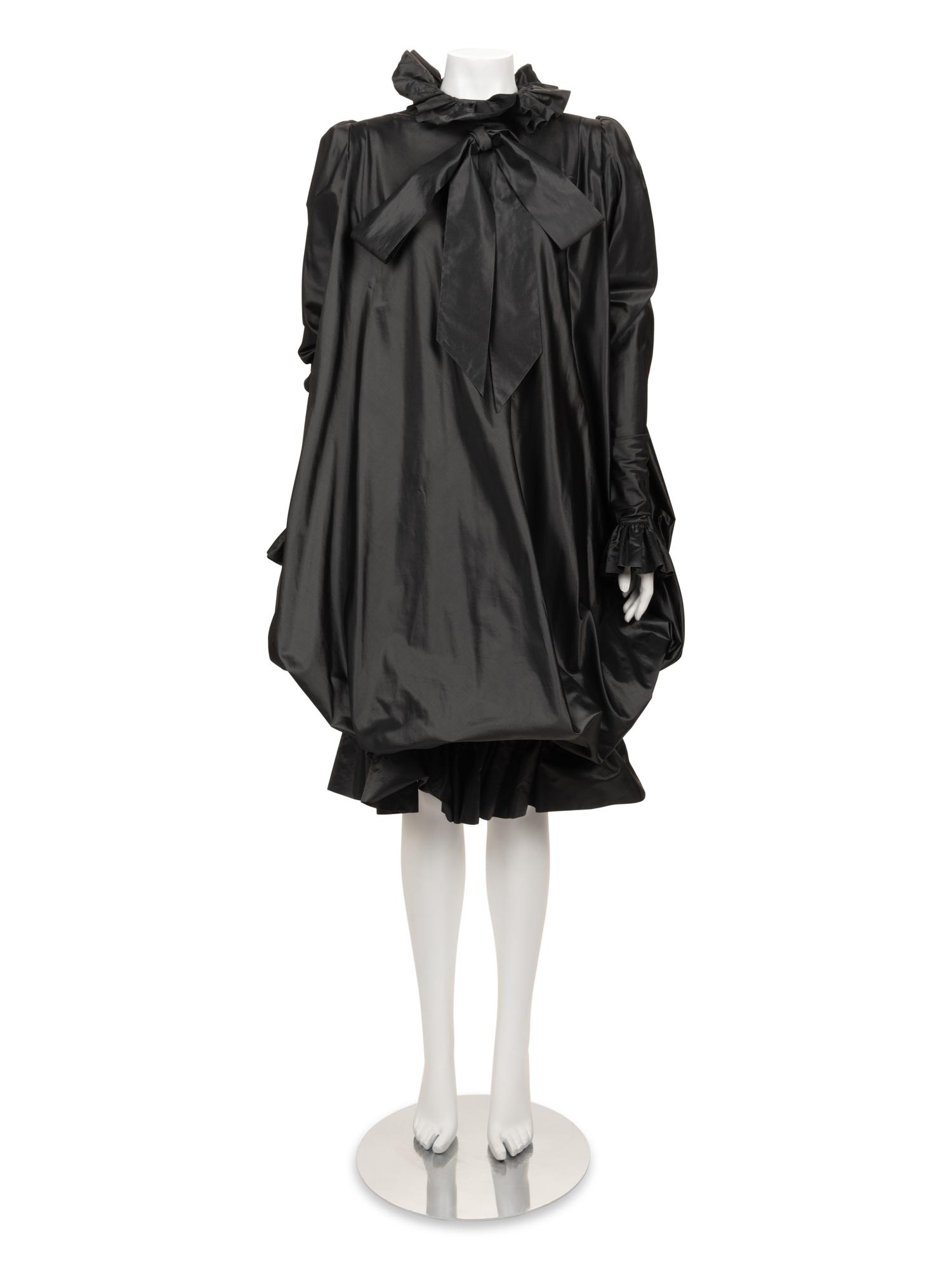 Yves Saint Laurent Haute Couture Bubble Dress and Tiered Skirt, 1980-90s