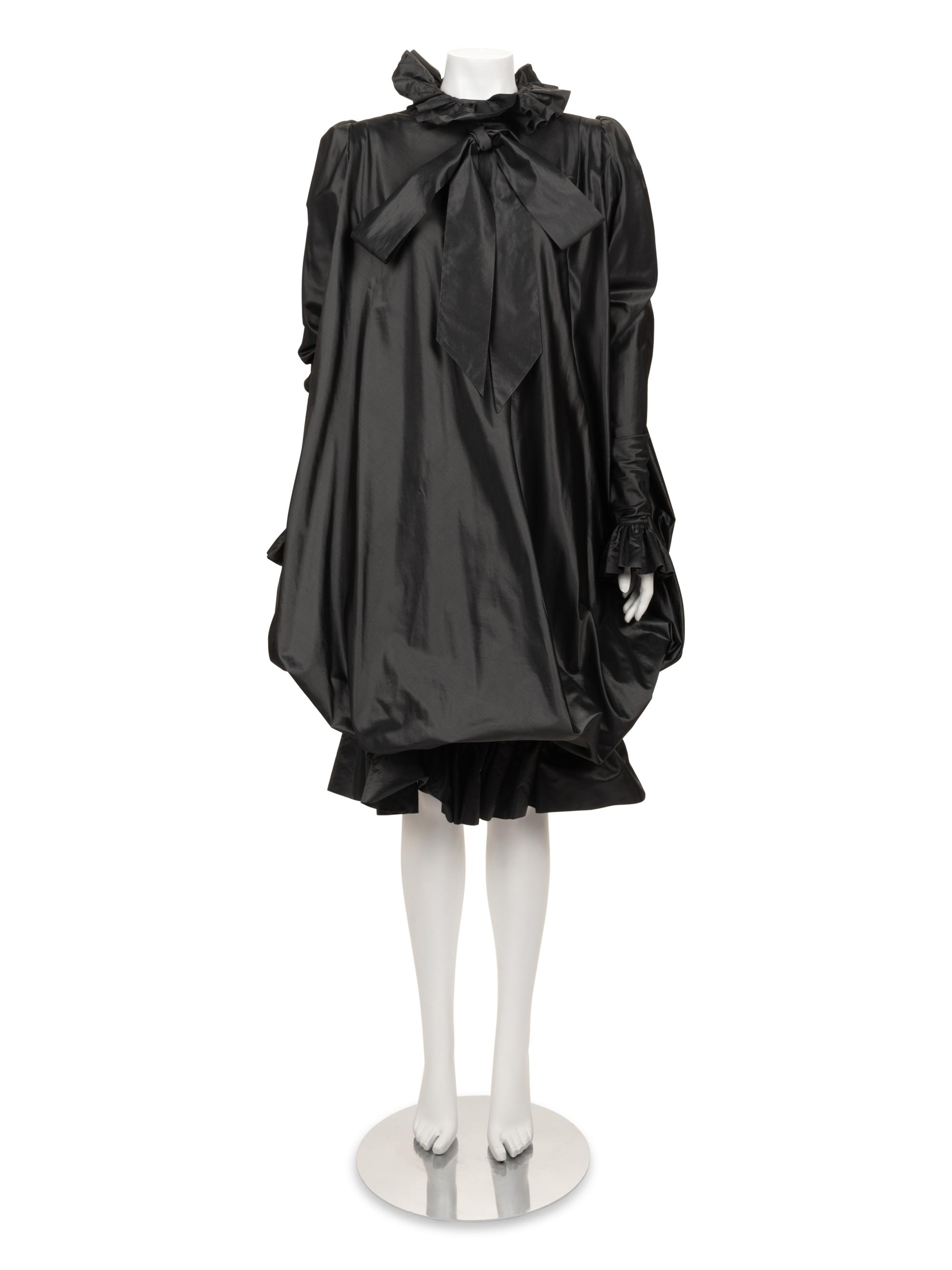 Yves Saint Laurent Haute Couture Bubble Dress and Tiered Skirt, 1980-90s