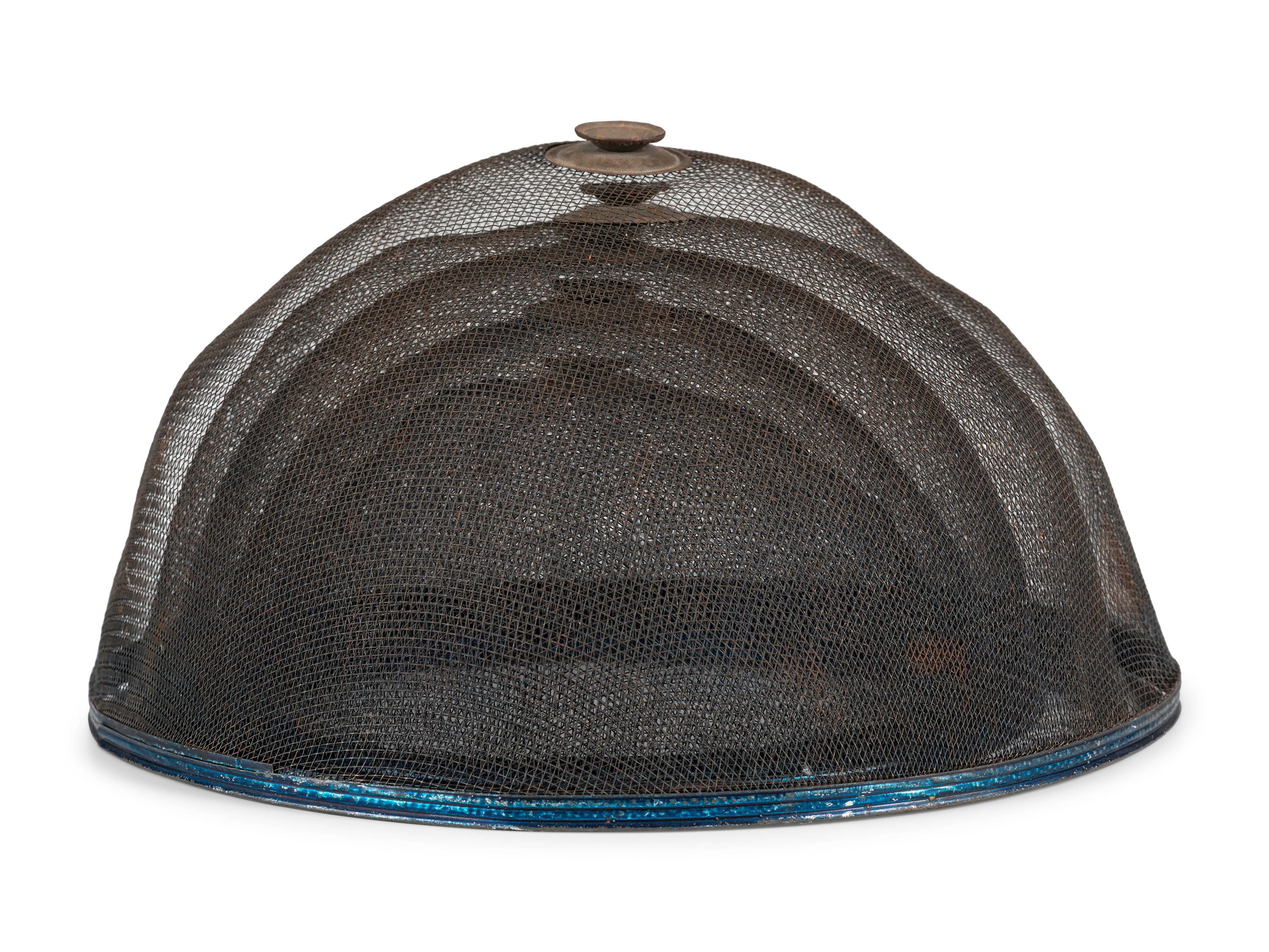 A Stacking Set of Five Wire Screen Food Covers
