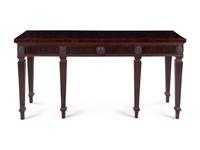 A Louis XVI Style Mahogany Console Table