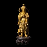A Chinese Gilt Bronze Figure of Weituo, 17th/18th Century — 清中期 銅鎏金韋陀像