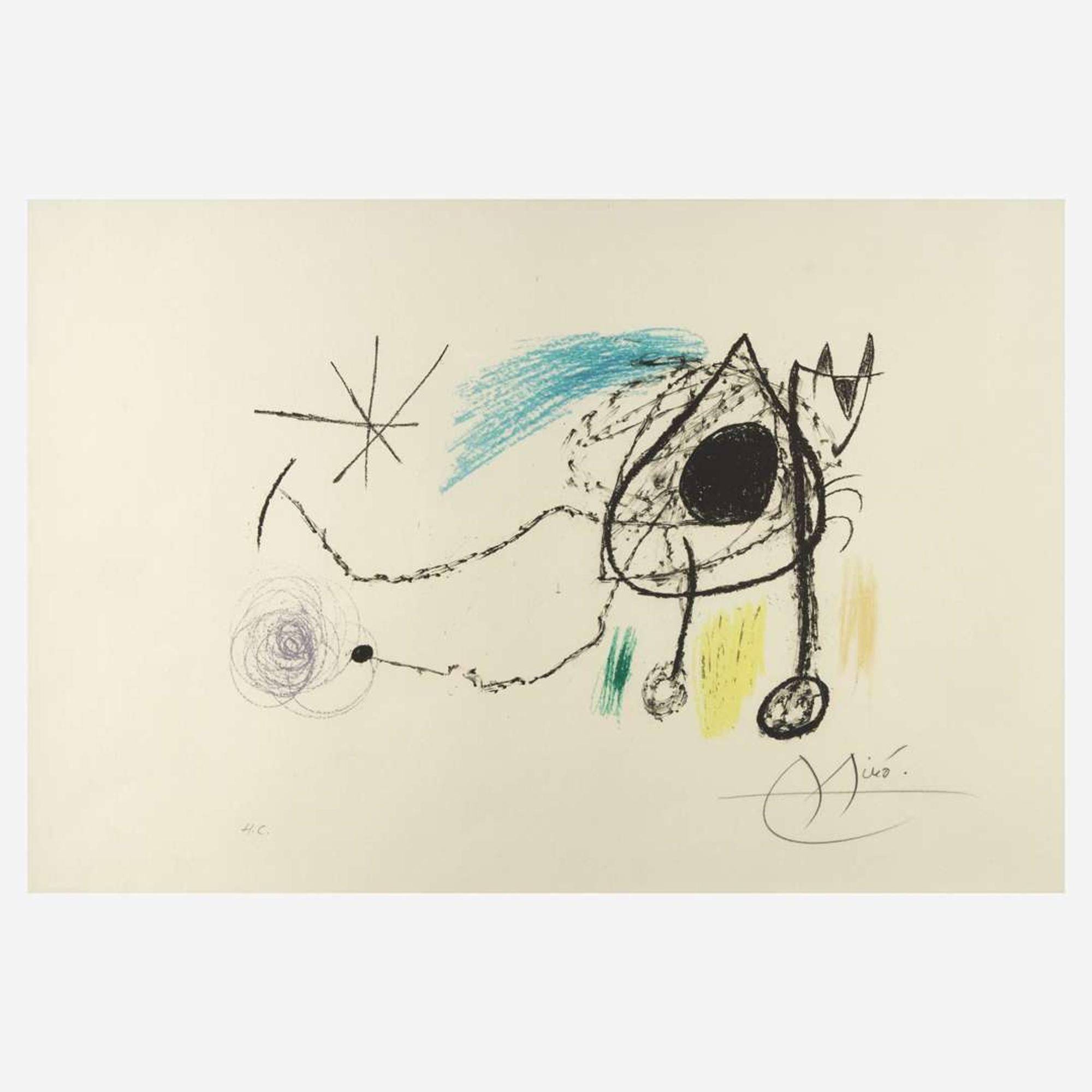 Joan Miró (Spanish, 1893-1983) Sobreteixims I Escultures