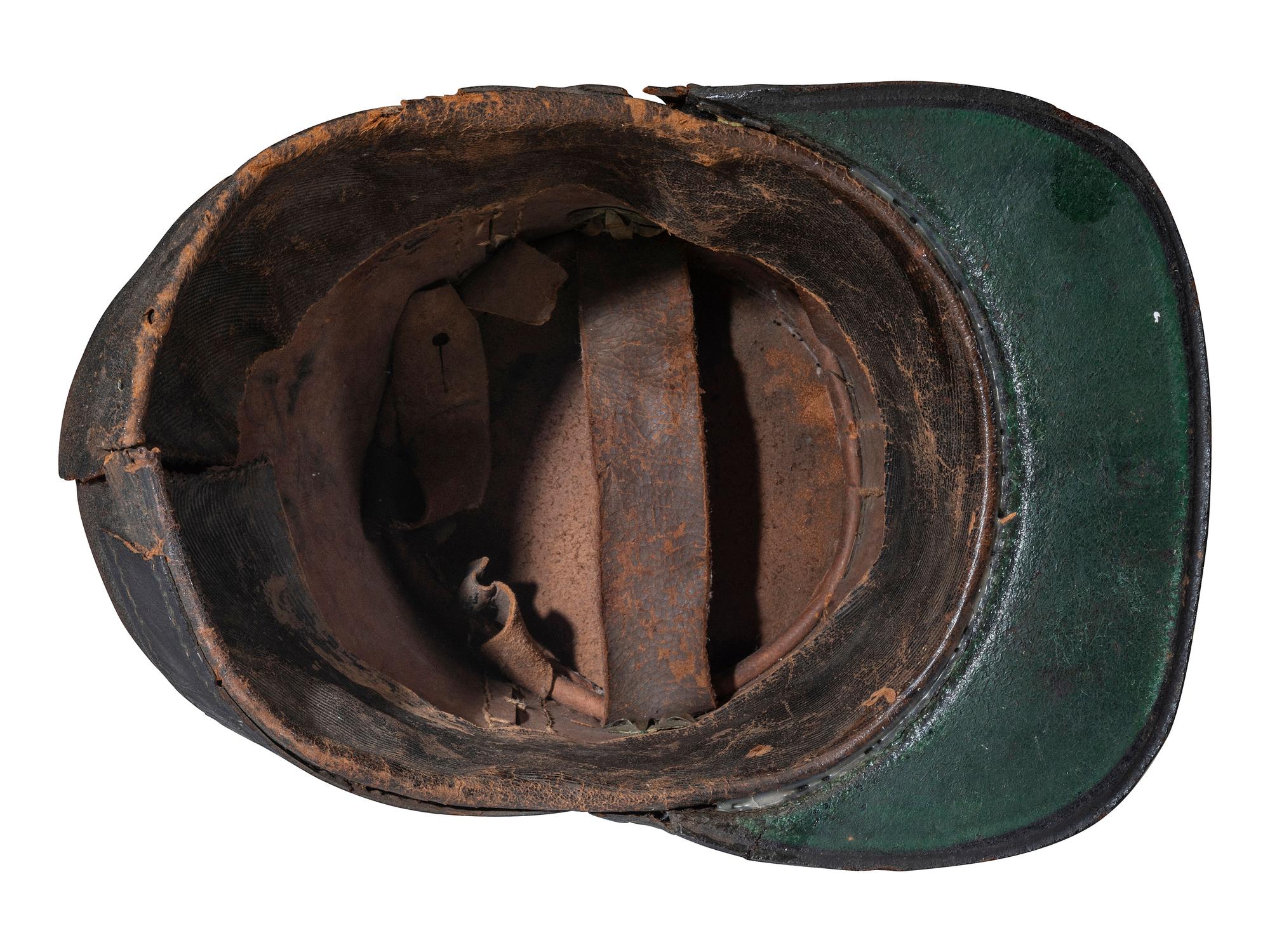 [CIVIL WAR]. U.S. Civil War import Model 1860 French-pattern shako.