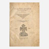 [Maps & Atlases] Ptolemy, Claudius Claudii Ptolemaei Alexandrini Geographicae Enarrationis Libri Octo...