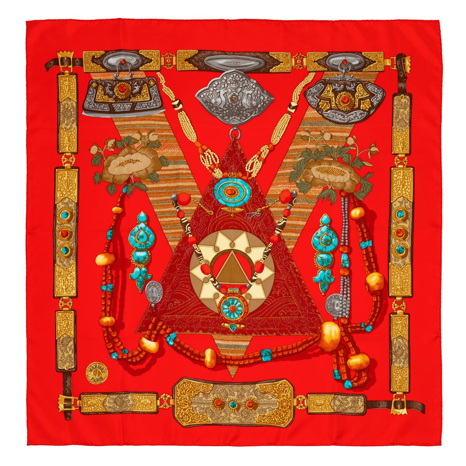 Hermès 90cm Silk Scarf