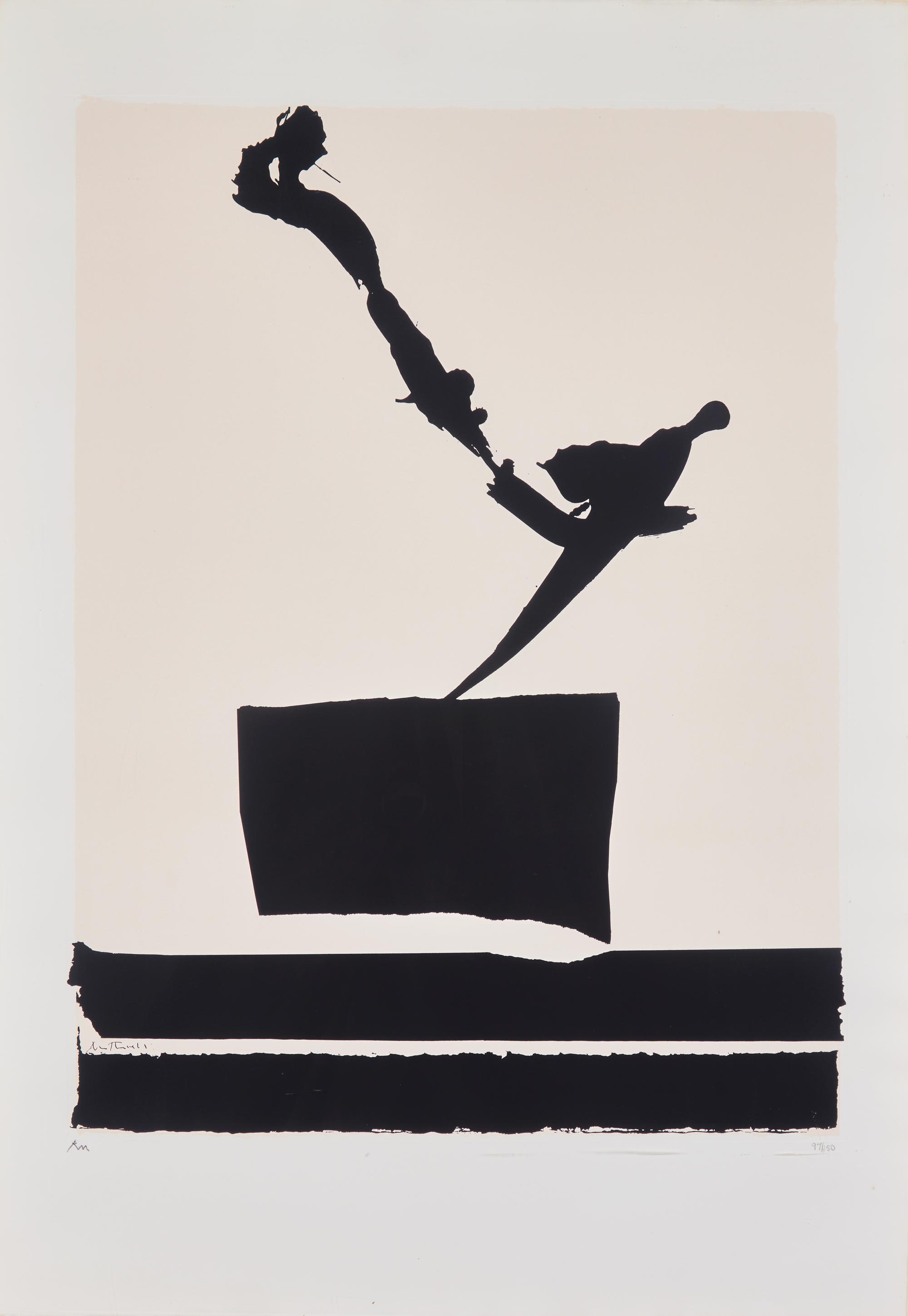 Robert Motherwell (American, 1913-1991) — Africa 5 (from Africa Suite ), 1970