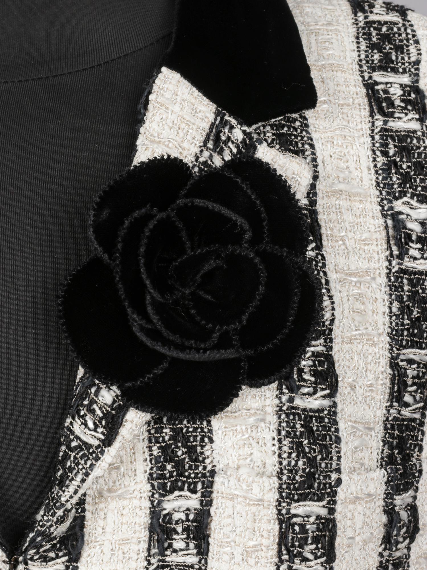 CHANEL, STRIPED TWEED JACKET
