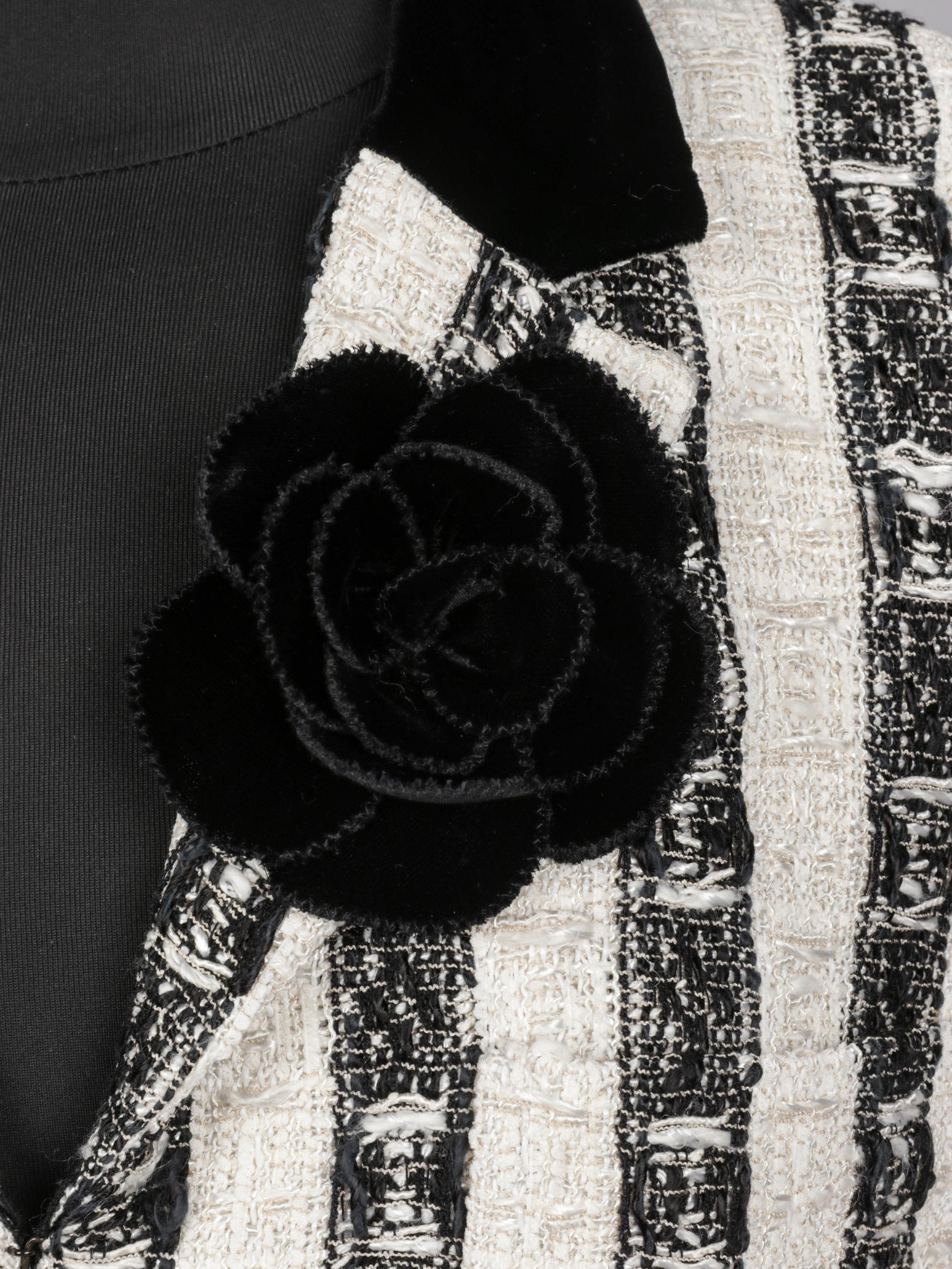 CHANEL, STRIPED TWEED JACKET