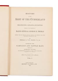 VAN HORNE, Thomas B. (d. 1895). History of the Army of the Cumberland. Cincinnati: Robert Clarke & Co., 1875.