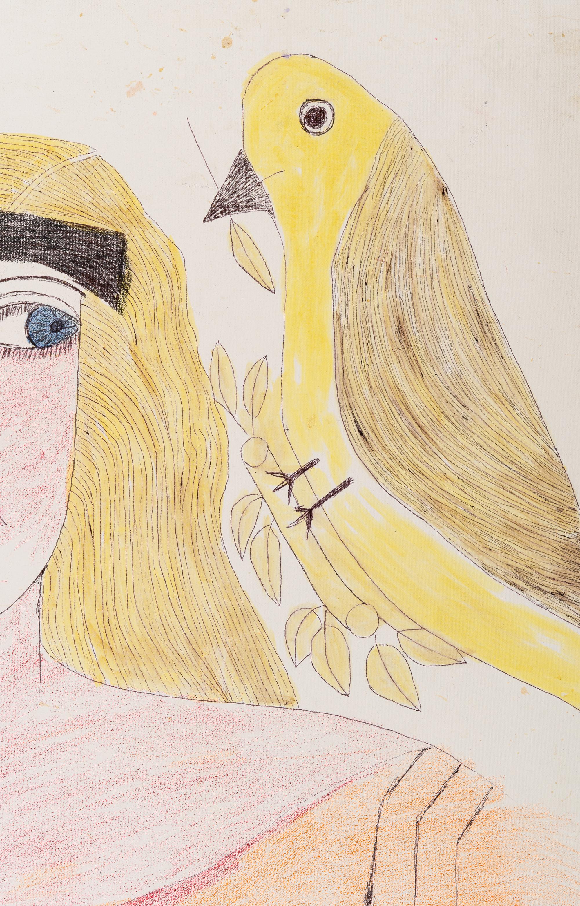 Staying Alive! (Canary on Her Shoulder)