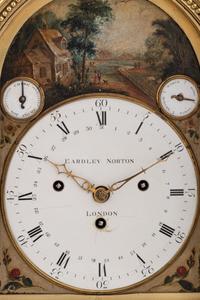 An English Gilt Bronze Mantel Clock Case, Eardley Norton