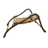 A Bronze Garden Chair 30" W x 50" D x 24" H — France, Circa 1870