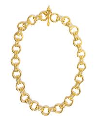 A 21 Karat Yellow Gold and Diamond Necklace, 162.80 dwts.