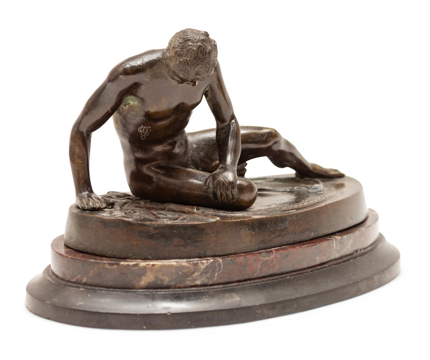 A Grand Tour Bronze Model of the Dying Gaul
