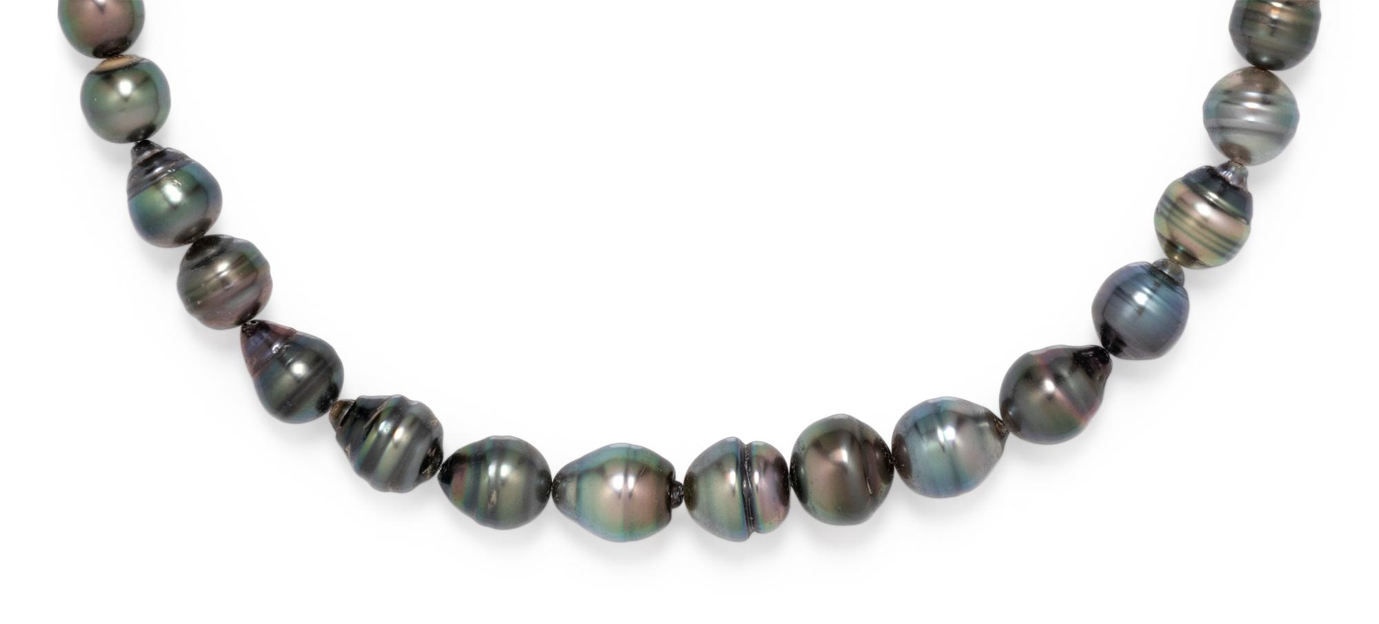 CULTURED BAROQUE TAHITIAN PEARL SET