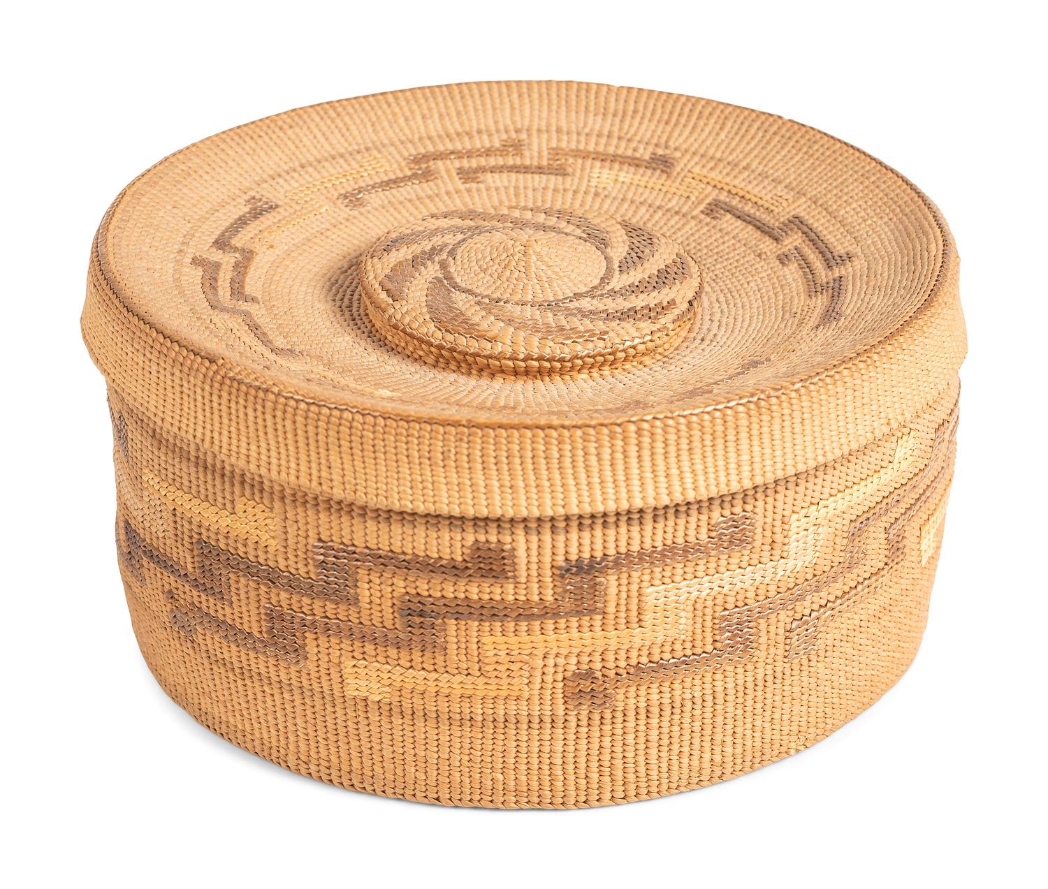 Tlingit Rattle Top Basket