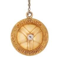 A 1906 Chicago Baseball Champions Gold and Diamond Medallion Presented to Cubs Outfielder Billy Maloney