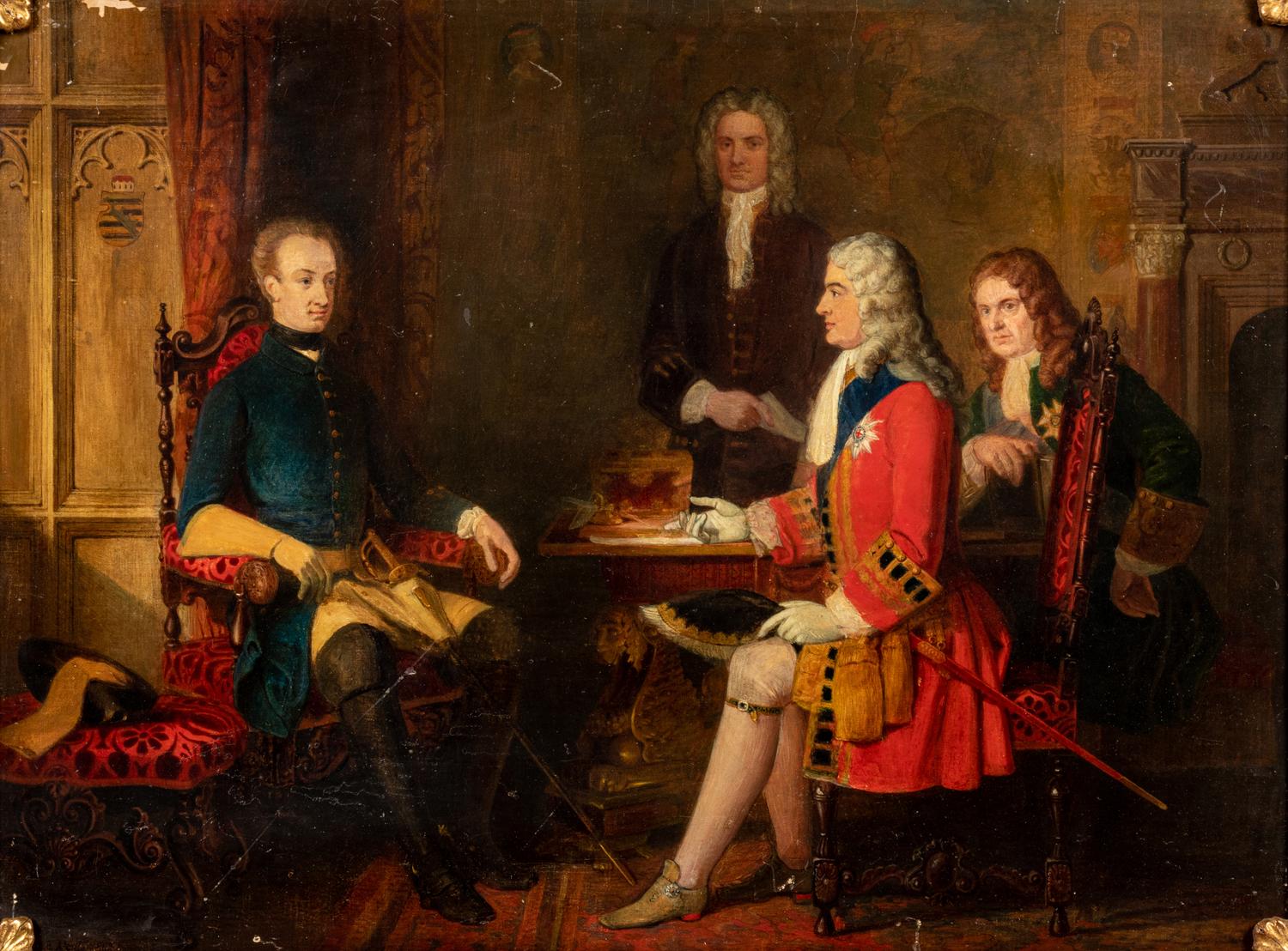 Karl XII with the Duke of Marlborough