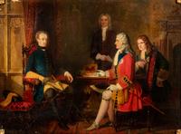 Karl XII with the Duke of Marlborough