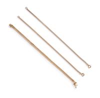 COLLECTION OF YELLOW GOLD BRACELETS