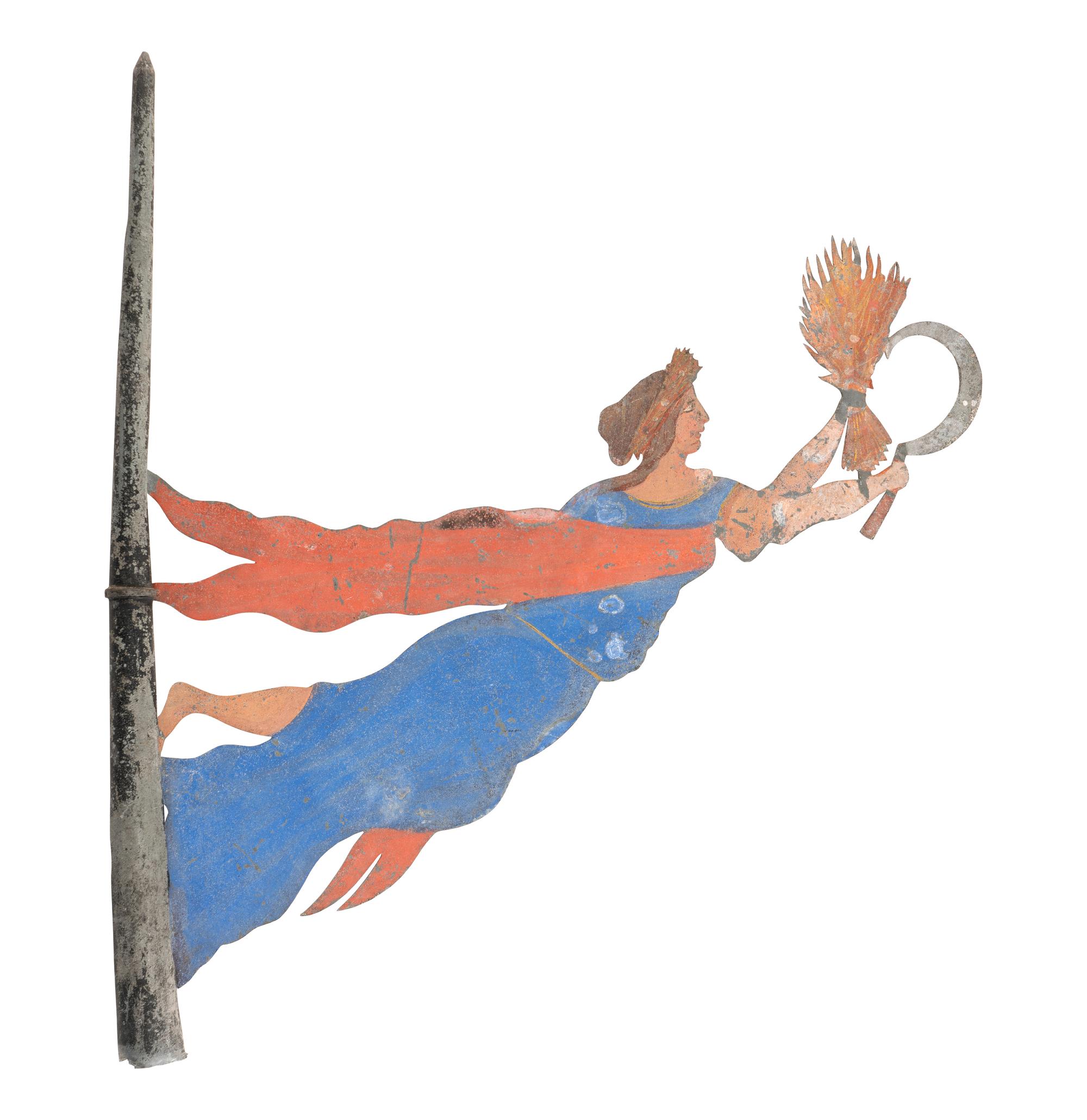 A Painted Sheet-Metal Weathervane