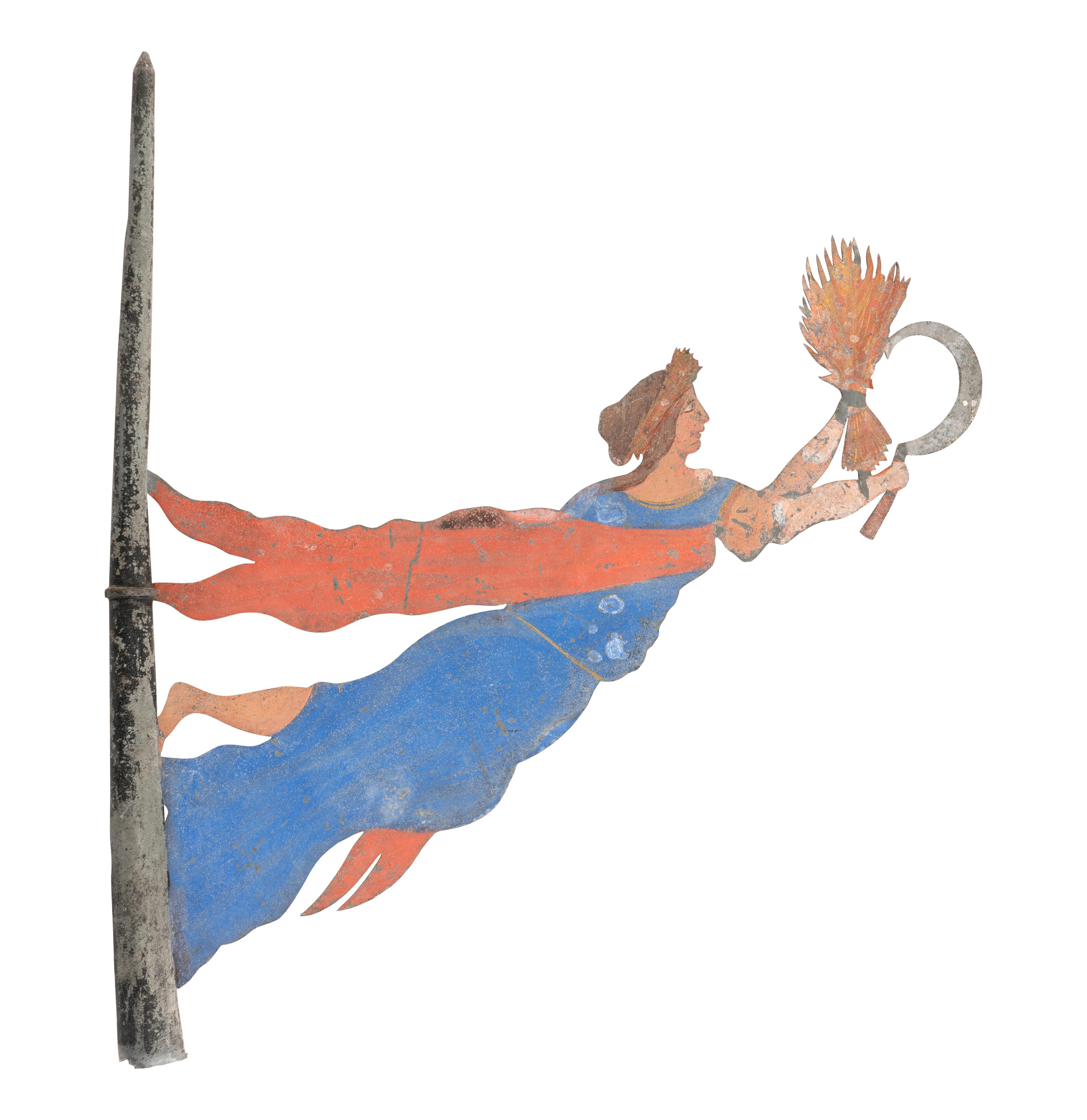 A Painted Sheet-Metal Weathervane