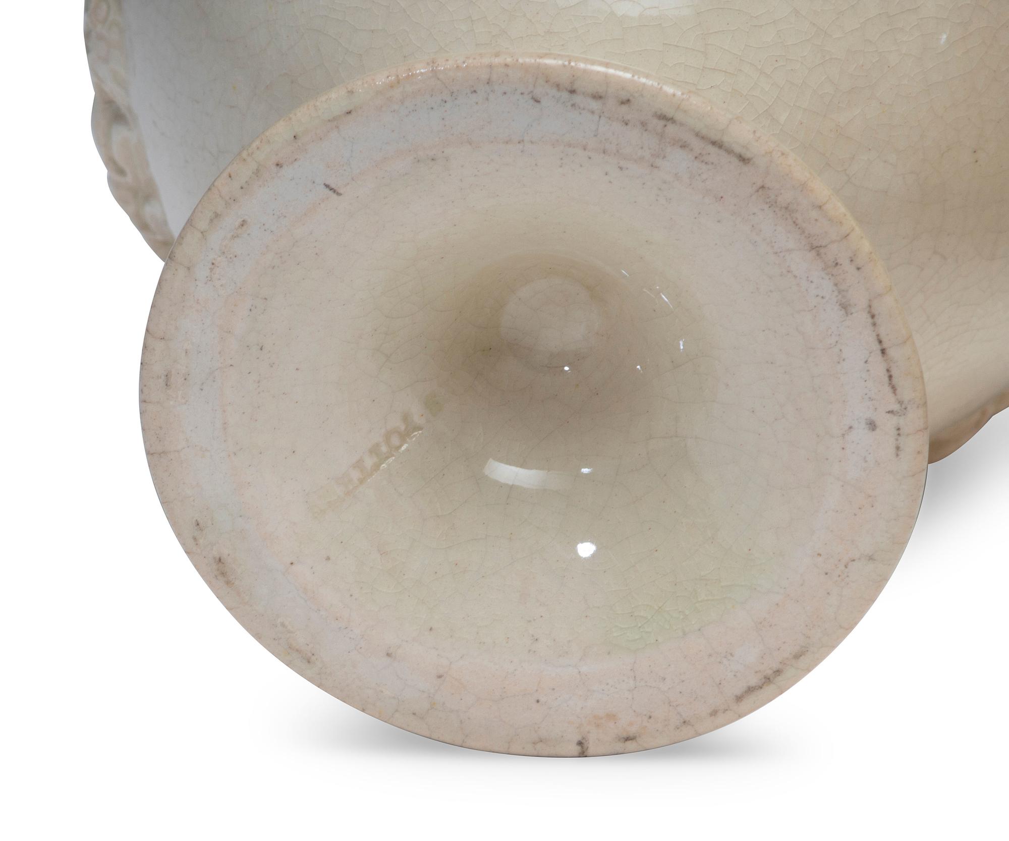 Six Reticulated Creamware Articles