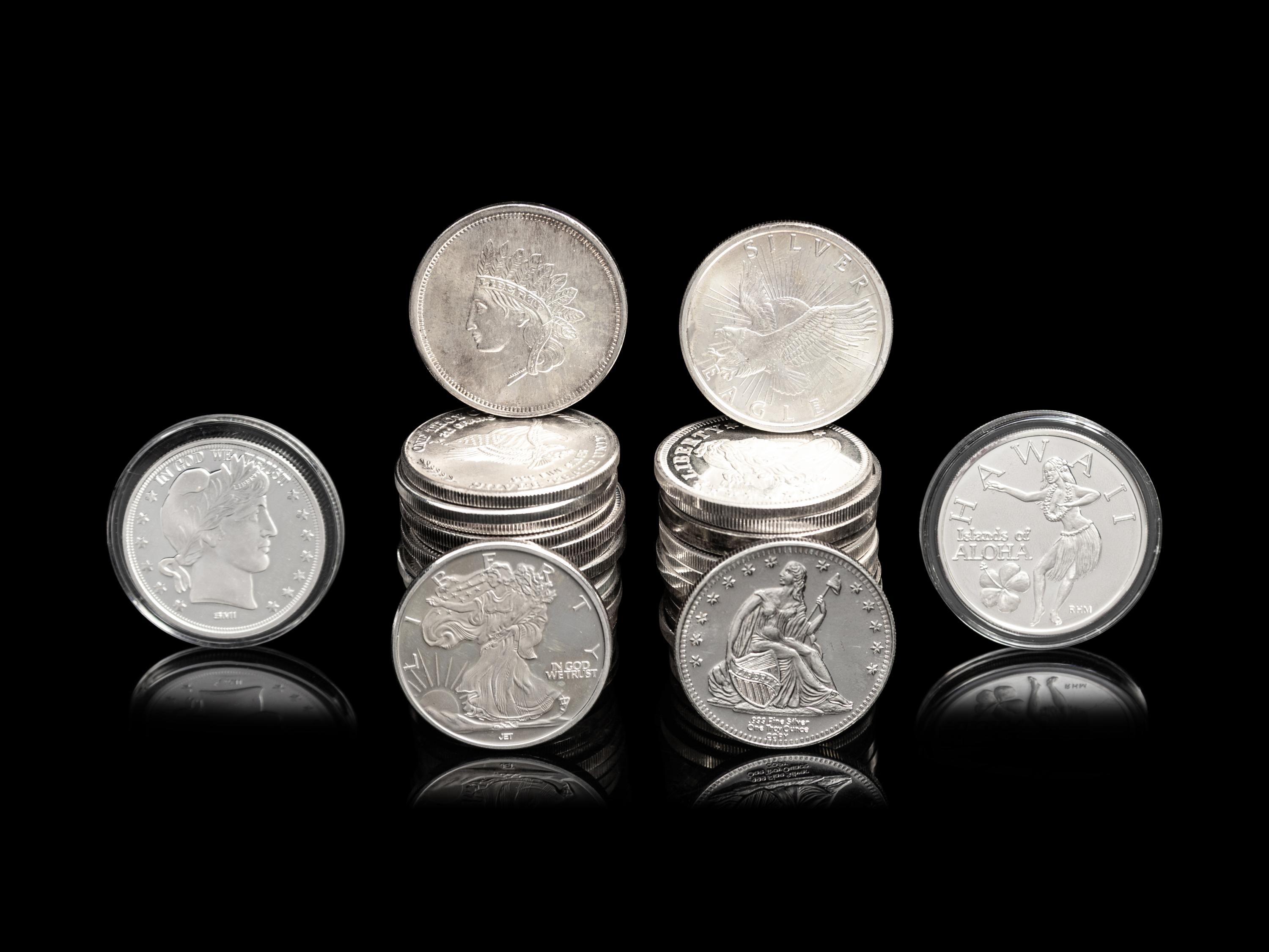 [PRIVATE ISSUE] Thirty-Seven 1-Troy Oz. Silver Rounds