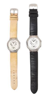 A Collection of Stainless Steel Teslar Wristwatches, Philip Stein,