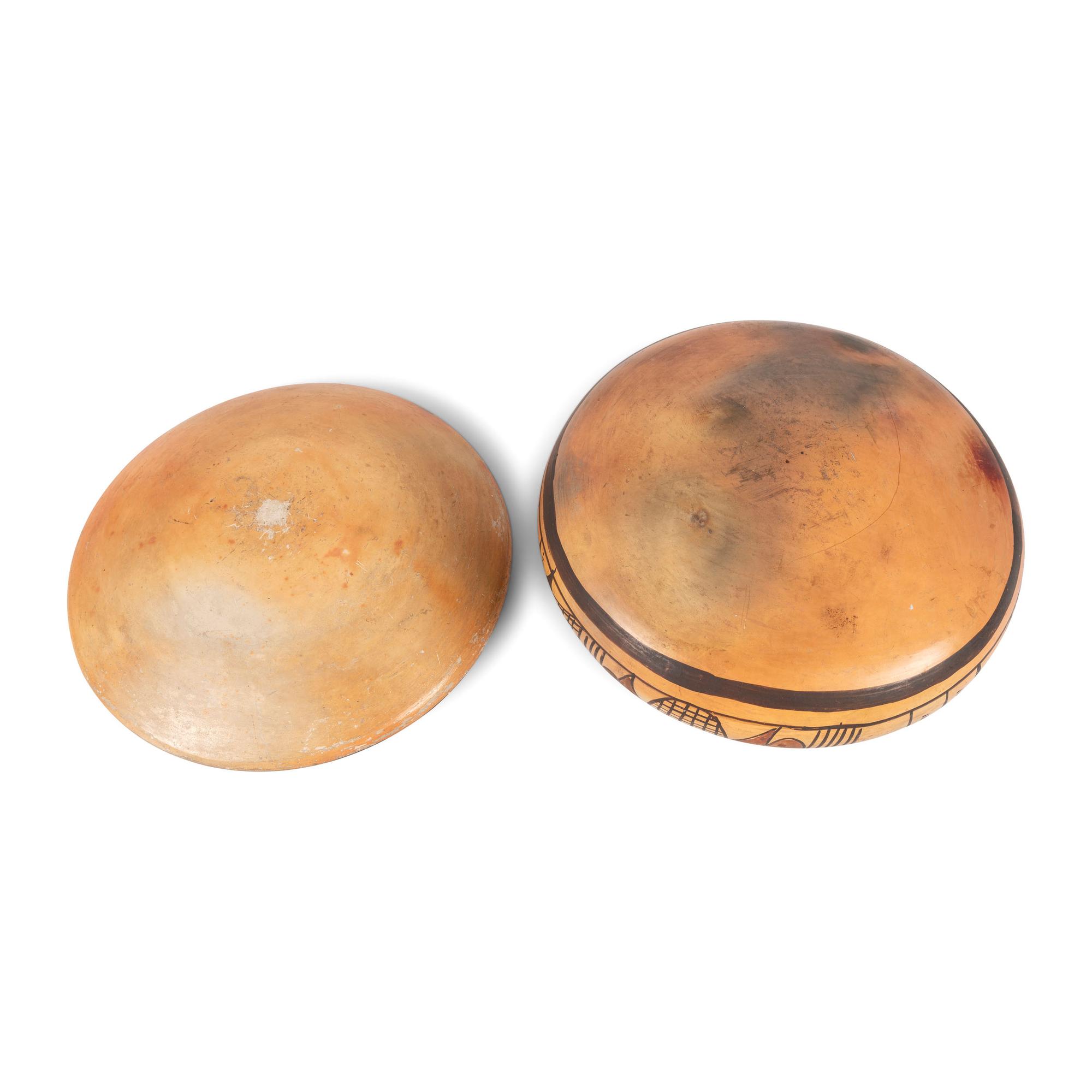 Hopi Pottery Bowl AND Large Ashtray