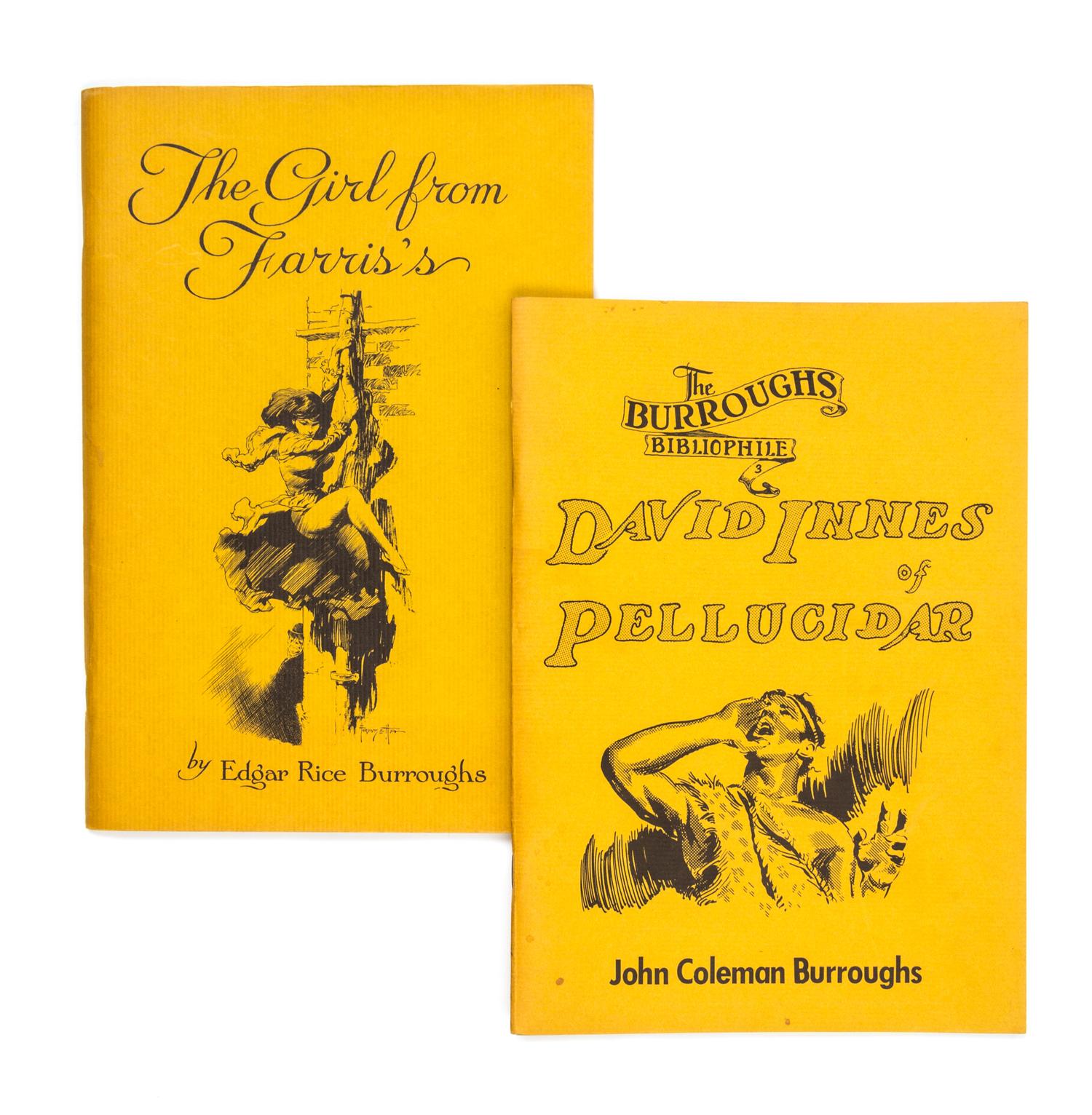 BURROUGHS, EDGAR RICE. 2 works: Beyond Thirty and The Man-Eater. Unauthorized editions, c. 1955. With 2 others.