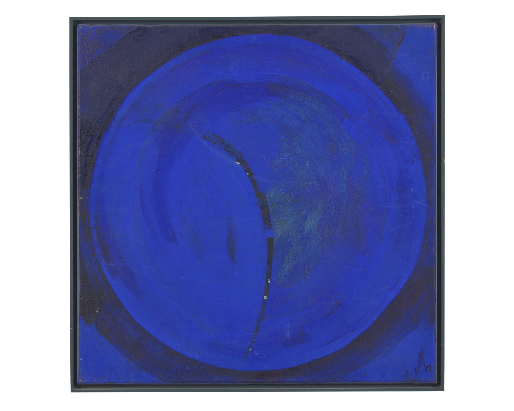 Blaues Dreieck, Blauer Quadrat and Blauer Kreis (three works), 1989