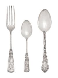 A Collection of American Silver Flatware