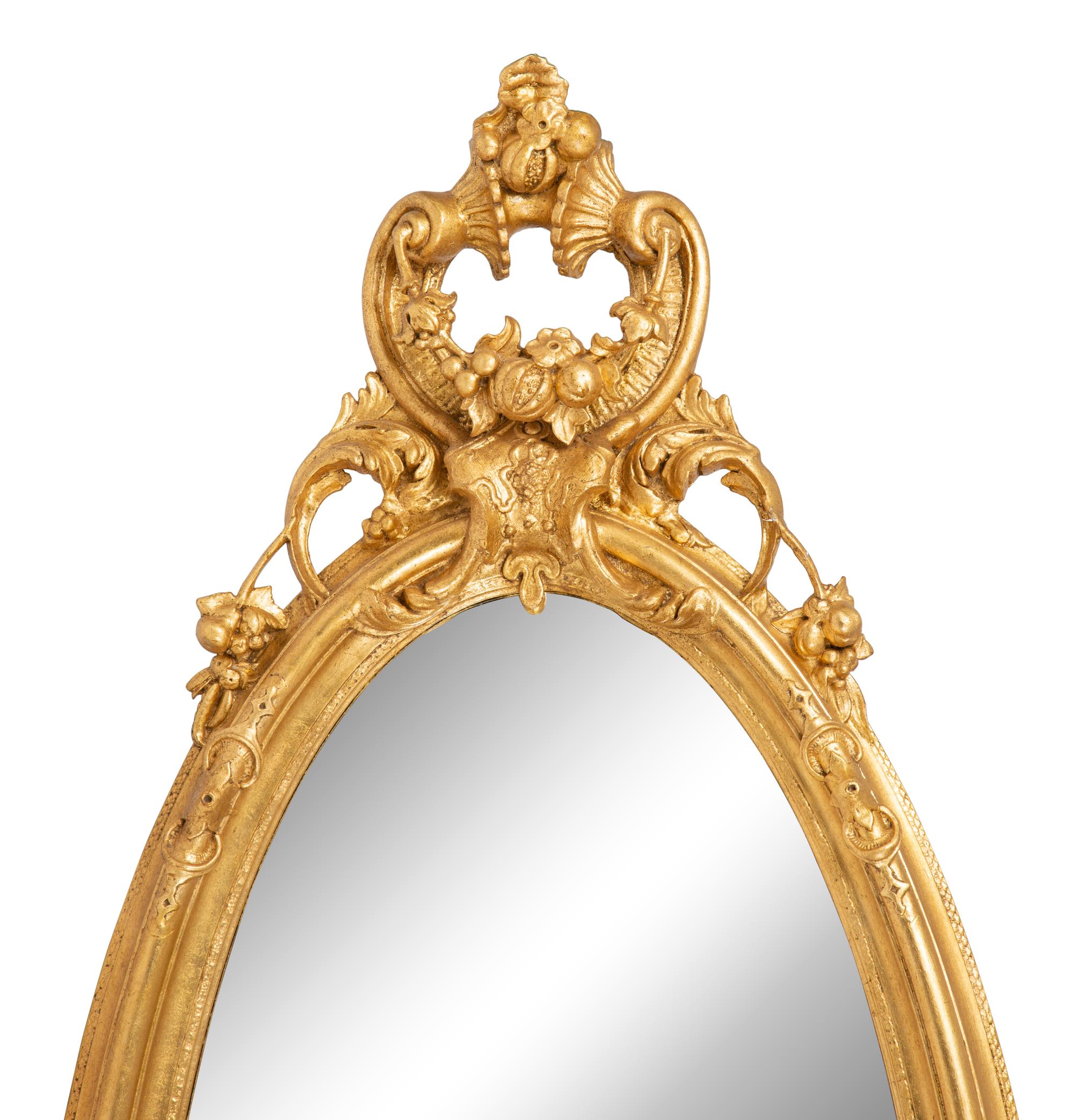 A Napoleon III Giltwood Mirror — LATE 19TH CENTURY