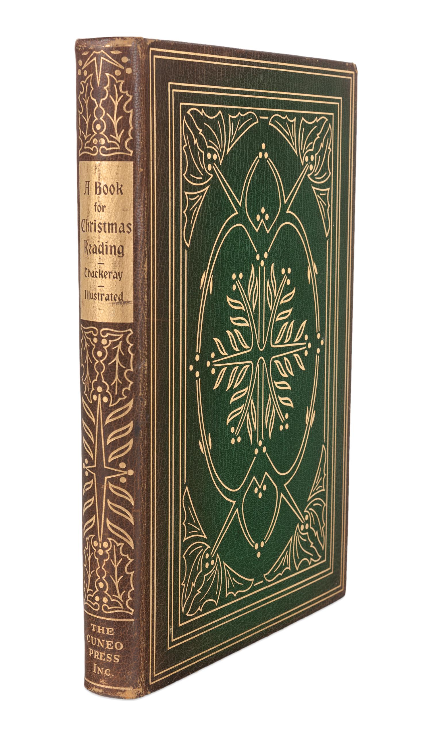 [MOUNTENEY BINDING]. THACKERAY, William Makepeace (1811-1863). A Book for Christmas Reading . Chicago: The Cuneo Press, 1947.