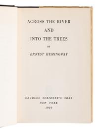HEMINGWAY, Ernest (1899-1961). A group of 3 works by Hemingway, comprising: