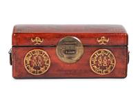 A Chinese Export Red Lacquered Box
