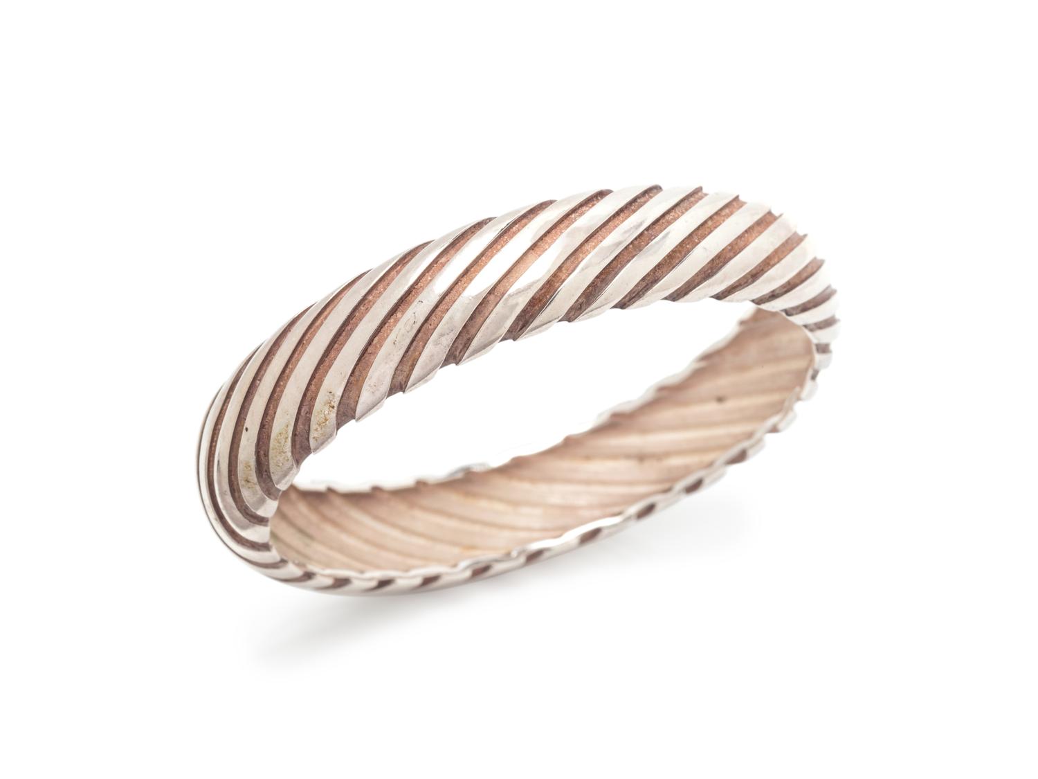 TIFFANY & CO., STERLING SILVER BANGLE BRACELET