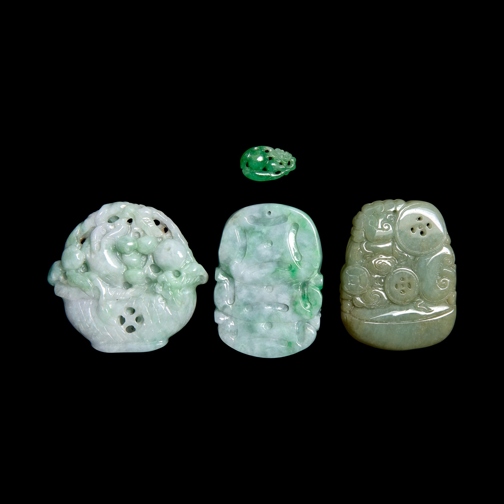 A Group of Chinese Jadeite Jewelry 翡翠飾品一組