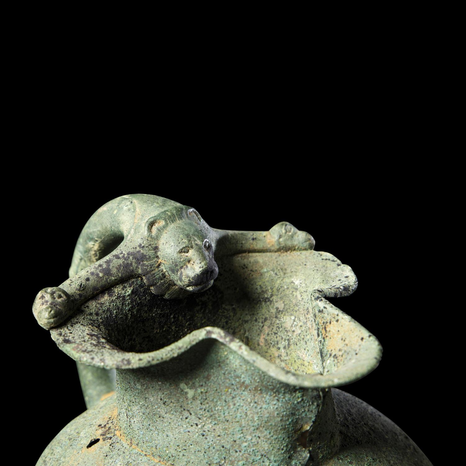 A Greek Bronze Oinochoe
